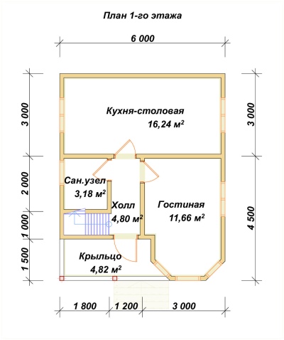 План первого этажа проекта ДБ-146