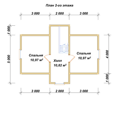 План второго этажа проекта ДБ-175