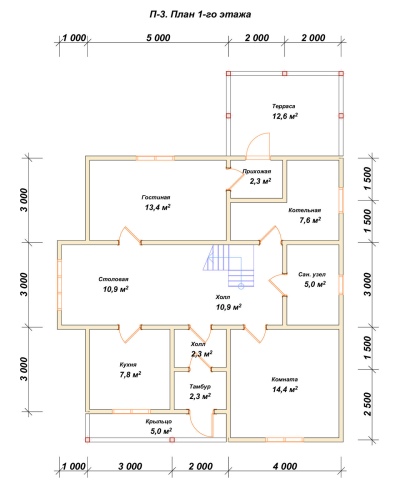План первого этажа проекта ДБ-177
