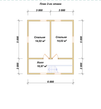 План второго этажа проекта ДБ-62