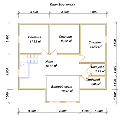 План второго этажа проекта ДБ-97